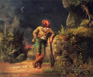  Holbrook Oil Painting - The Trapper William Holbrook Beard